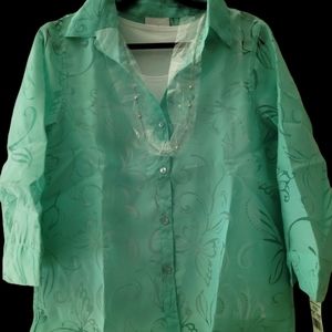 Alfred Dunner top with tank top